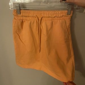 Charolette Russe Orange Skirt. Size Xs